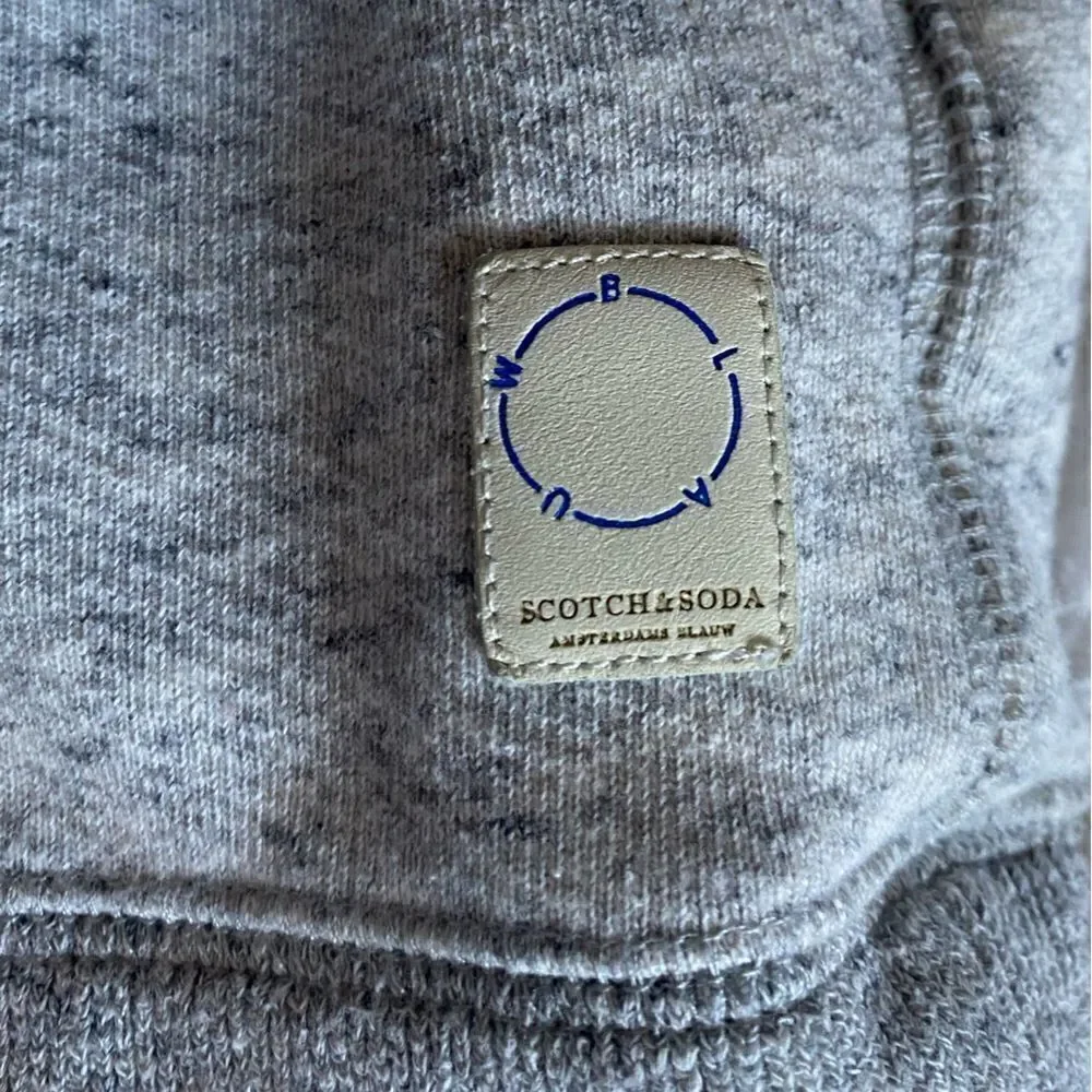 Scotch & Soda Sweat Jacket Indigo‎ Lamplight Full Zip Hooded Gray Women’s Small